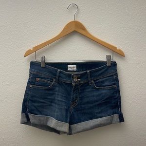 Hudson Jeans Rolled Cuff Denim Shorts size 27